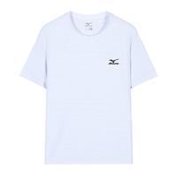 美津浓 Mizuno户外休闲T恤男短袖潮流百搭圆领白色小T恤青年打底衫 2XL 深灰