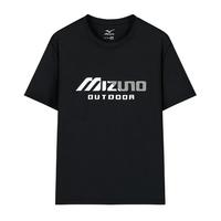 美津浓 Mizuno户外休闲T恤男短袖潮流百搭圆领白色小T恤青年打底衫 3XL 浅绿