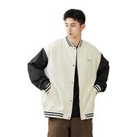 运动外套秋冬季经典美式时尚百搭撞色拼接棒球服男士休闲上衣夹克