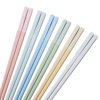 京东京造 筷子 家用食品级餐具合金莫兰迪色分餐筷【抗菌耐高温】6双装 【分餐筷】莫兰迪色系 6双