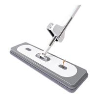 楚明（CHUMING）拖把家用一拖净免手洗2024平板拖布带水桶拖地无水印 42cm拖头+2布+加粗拖杆+干湿两用