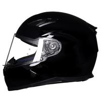 FASEED法赛德全盔摩托车头盔男复古女机车街车跑车单镜片3c认证四季816 亮黑 2XL(61-62)头围