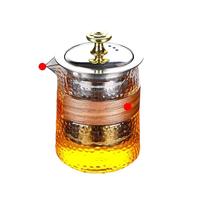 古德窑锤纹玻璃茶具茶壶家用外出便携车载功夫茶杯耐热泡茶壶喝茶