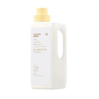 全棉时代（PurCotton）婴儿洗衣液7重天然酵素宝宝洗衣去渍植物除螨抑菌1000ml/瓶