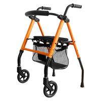 善行者老人手推车带轮助行车助行器买菜车折叠四脚拐杖康复行轮椅SW-W51