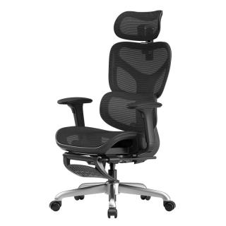 大件超省：网易严选 小蛮腰S9pro+全能款 人体工学电脑椅办公椅  雅黑-有搁脚