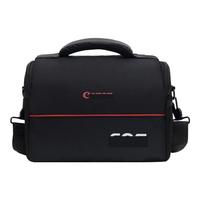 乐图 适用于佳能尼康索尼单反相机包摄影包微单包相机包单肩包数码包a7c2 中号 佳能款+腰带 &含背带