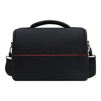 乐图 适用于佳能尼康索尼单反相机包摄影包微单包相机包单肩包数码包a7c2 大号 【无标】黑配红 &含背带