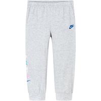 NIKE 耐克童装女童纯棉长裤春秋舒适毛圈儿童休闲运动裤子 浅烟灰花纱色 120 /56 【身高110-116cm】