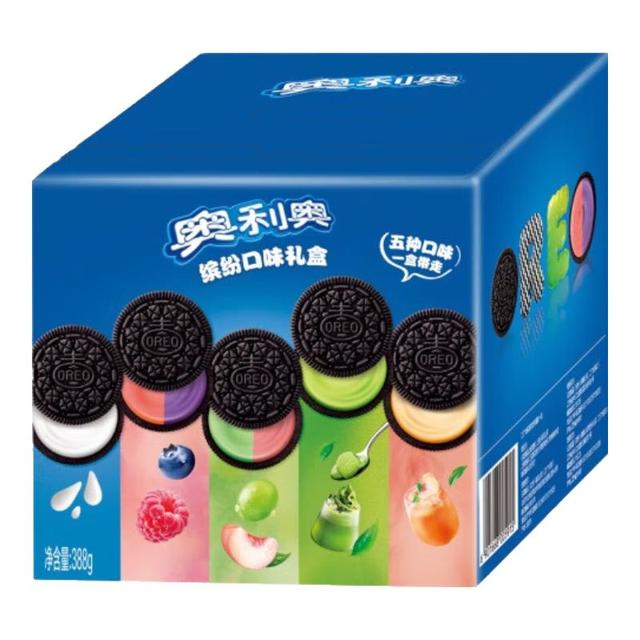 今日必买：奥利奥 五口味混合装 夹心饼干 388g 盒装
