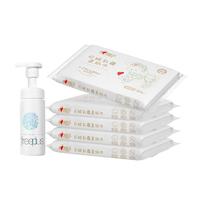 心相印X芙丽芳丝乳霜纸舒柔洁面泡沫套装 乳霜纸洁面泡沫组合 3层 40抽*5包