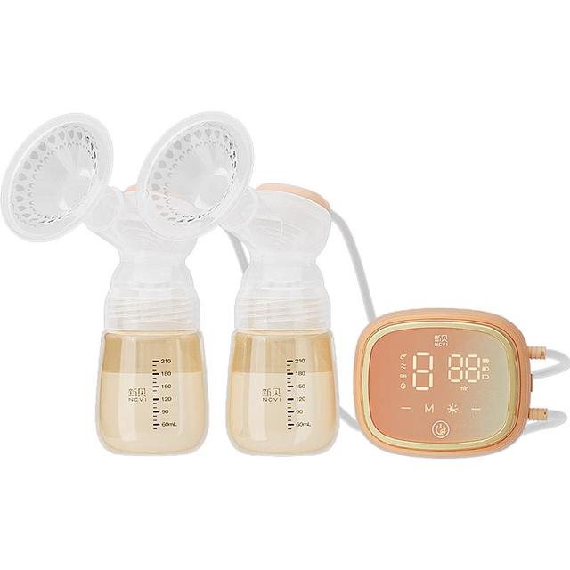 移动端、京东百亿补贴：新贝 自动调频电动吸奶器双边变频吸奶器 摇奶器吸乳器 吸力大无痛8130