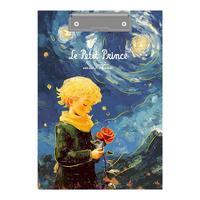 少年伴X拾光 【自营】板夹 木质文艺复古油画夹板试卷夹考试写字板垫板浪漫际遇系列 仰望 热销-木质复古-静谧星云-仰望