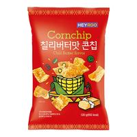 HEYROO 辣椒黄油味玉米片 120g/包 韩国 【短保 5.13到期】 辣椒黄油味玉米片120g