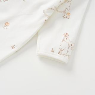 婴儿连体衣春秋季纯棉新生儿衣服初生宝宝蝴蝶哈衣爬服和尚服
