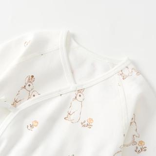 婴儿连体衣春秋季纯棉新生儿衣服初生宝宝蝴蝶哈衣爬服和尚服