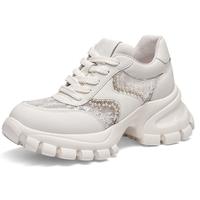 春秋季厚底增高透气休闲老爹鞋