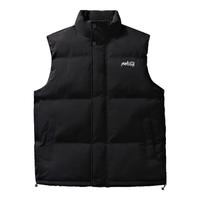 棉致马甲男秋冬季无袖棉衣休闲百搭立领纯色外套 米白色 3XL 3XL (160-175斤)