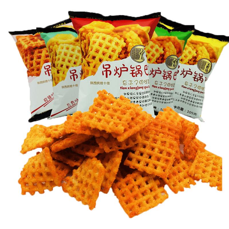 天香坊 吊炉锅巴 麻辣味 105g*5袋