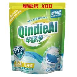 芊碟净 洗碗机洗碗块三合一小型洗碗机清洁块洗碗粉软水盐洗涤剂80颗