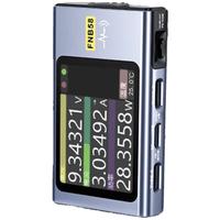FNIRSIFNB58 USB电压电流表Type-C多功能快充测试仪QC/PD诱骗器 蓝牙版