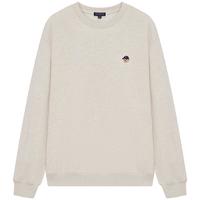 Teenie Weenie Men【男女同款】小熊男装卫衣男2025年春季时尚刺绣圆领卫衣上衣 燕麦色 L