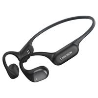  Langsdom/兰士顿 骨传导概念 蓝牙耳机 OTG转接头  有线充电 竞速黑 Type-C