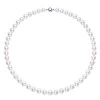 阮仕淡水珍珠项链流光珍珠颈链锁骨链珠宝婆婆520 7-8mm/43cm