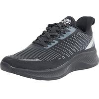 探拓（TECTOP）运动鞋男女款夏季网面透气跑步鞋男鞋轻便舒适户外休闲健步鞋子男 男款黑色 42