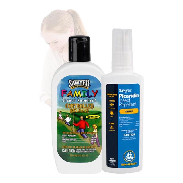 SAWYER 索耶派卡瑞丁驱蚊喷雾118ml/瓶+驱蚊乳液177ml/瓶