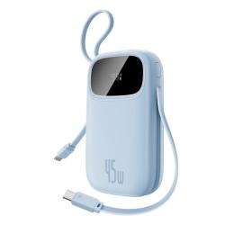 倍思 45W快充自带线 蓝色 20000mAh 移动电源