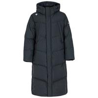  DESCENTE/迪桑特 男女同款鹅绒长款羽绒服  黑色 S(85)