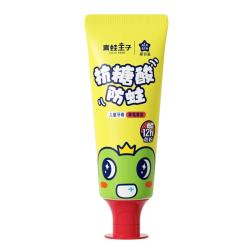 青蛙王子 儿童牙膏 抗糖酸含氟防蛀 草莓味 60g