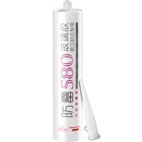 潜水艇(Submarine)防霉玻璃胶中性硅酮胶长效防霉洗手盆水槽水龙头浴缸马桶周边密封 透明310ml【12倍防霉升级】