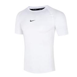 NIKE 男春夏短袖T恤 打底衫 速干透气 紧身衣 FB7933-100白2XL