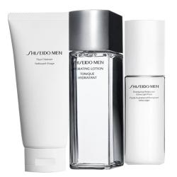 资生堂 男士三件套护肤套装洗面奶125ml+水150ml+乳液100ml