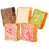 京东京造全家福牛乳黄油龙井黑巧混合厚切吐司面包手撕早餐零食饱腹1000g