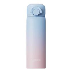 HAERS 316不锈钢保温杯 极光紫 450ml