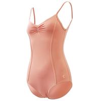 三沙（sansha）芭蕾舞吊带连体服 考级基训高胯舞蹈练功服少女奶蓝色 粉橙色 XXS