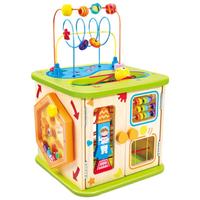 Hape儿童早教盒子玩具玩开心农场之叮当探宝游戏盒宝宝E7365