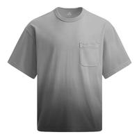 安德玛（UNDERARMOUR） 男女渐变水洗针织运动休闲短袖T恤1389363 犀牛灰025 L