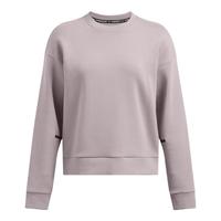 安德玛（UNDERARMOUR）Unstoppable自在系列女子弹力针织圆领运动休闲卫衣1387883 脂鲤灰015 XL