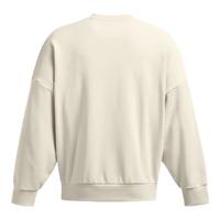 安德玛（UNDERARMOUR） Icon男女同款高克重圆领运动休闲卫衣1386548 峰顶白110 XL