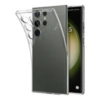 spigen适用三星S24Ultra手机壳s25Ultra透明保护套全包防摔s24+硅胶软壳高级感男士气囊外壳轻薄高透 三星Galaxy S23 Ultra全透明