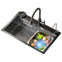 MJONI厨房智能水槽超声波清洗果蔬厨房家用单槽洗菜洗碗多功能分体水槽