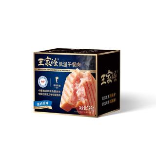 王家渡低温午餐肉儿童早餐三明治火腿片香肠罐头涮火锅泡面螺蛳粉搭档 原味198g*6盒
