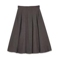丽丽 LILY夏女装复古赫本风都市通勤款优雅显瘦高腰A字半身裙 501灰色 S