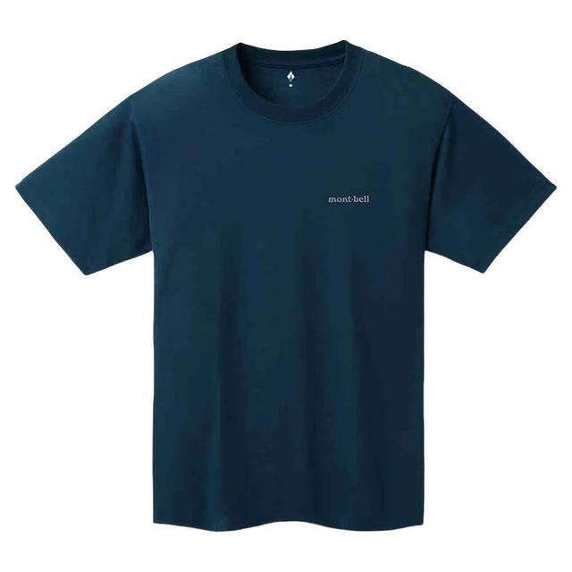 mont·bell 男女通勤速干透气短袖T恤1114686 海军蓝  S
