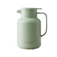 富光保温壶家用大容量保温水壶2L玻璃内胆热水瓶宿舍办公暖水壶 绿色-快开设计 2L