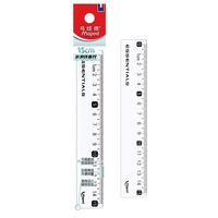 Maped 15cm小波浪直尺 透明塑料尺子波浪线小绘图考试文具多功能尺一年级文具210700CH